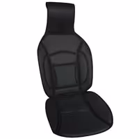 Πλατοκάθισμα Μπροστινό Universal (PolyMesh/PU) COZY 1 τμχ - ΜΑΥΡΟ