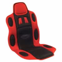 Πλατοκάθισμα Μπροστινό Universal (PolyMesh) RACING 1 τμχ - ΜΑΥΡΟ/ΚΟΚΚΙΝΟ
