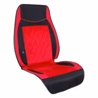 Πλατοκάθισμα Μπροστινό Universal (Ύφασμα/Βελούδο) 1 τμχ - ΚΟΚΚΙΝΟ/ΜΑΥΡΟ