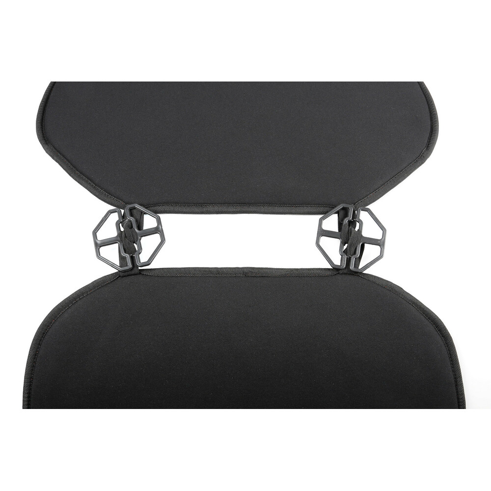 ΠΛΑΤΟΚΑΘΙΣΜΑΤΑ VENICE ΜΕ ΔΙΑΣΤΑΣΕΙΣ ΠΛΑΤΗΣ 50 Χ 65 cm/ΚΑΘΙΣΜΑ 60 cm (ΜΑΥΡΟ ΛΙΝΟ/ΠΟΛΥΕΣΤΕΡ) - 2 ΤΕΜ.