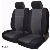 Σετ Ημικαλύμματα FORCE Jacquard Y-46 (Μαύρο - Γκρι)