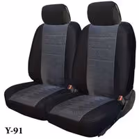 Σετ Ημικαλύμματα FORCE Jacquard Y-91 (Μαύρο - Γκρι)