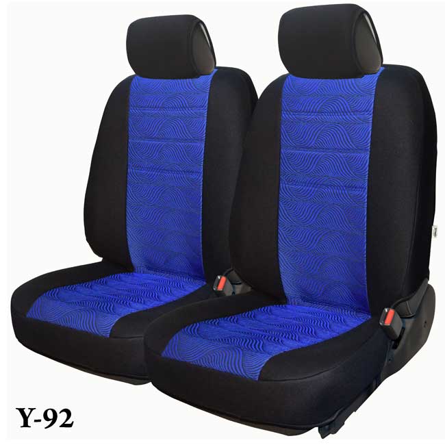 Σετ Ημικαλύμματα FORCE Jacquard Y-92 (Μαύρο - Μπλε)