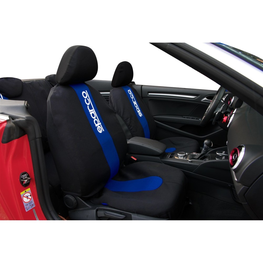 Σετ Καλύμματα SPARCO SPC1011 (Μαύρο - Μπλε)