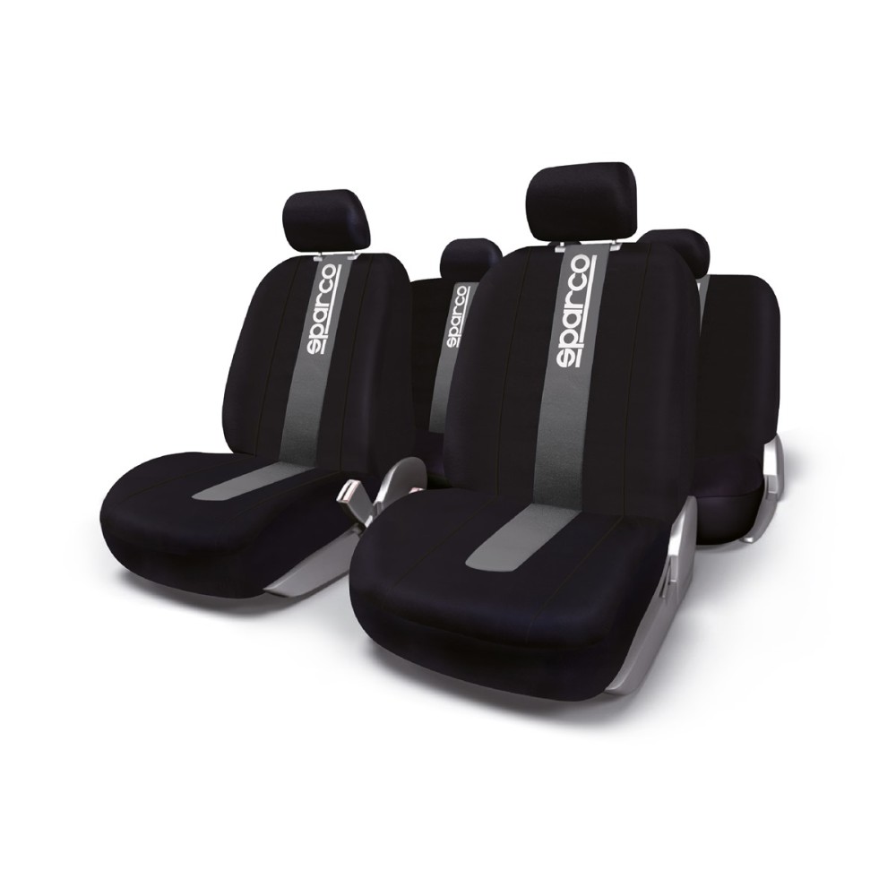 Σετ Καλύμματα SPARCO SPC1012 (Μαύρο - Γκρι)