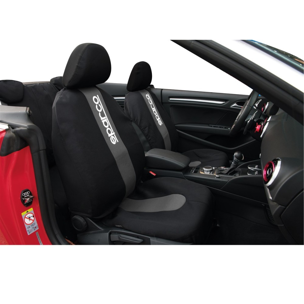Σετ Καλύμματα SPARCO SPC1012 (Μαύρο - Γκρι)