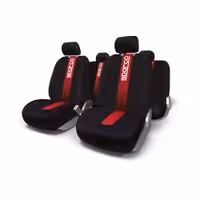 Σετ Καλύμματα SPARCO SPC1013 (Μαύρο - Κόκκινο)