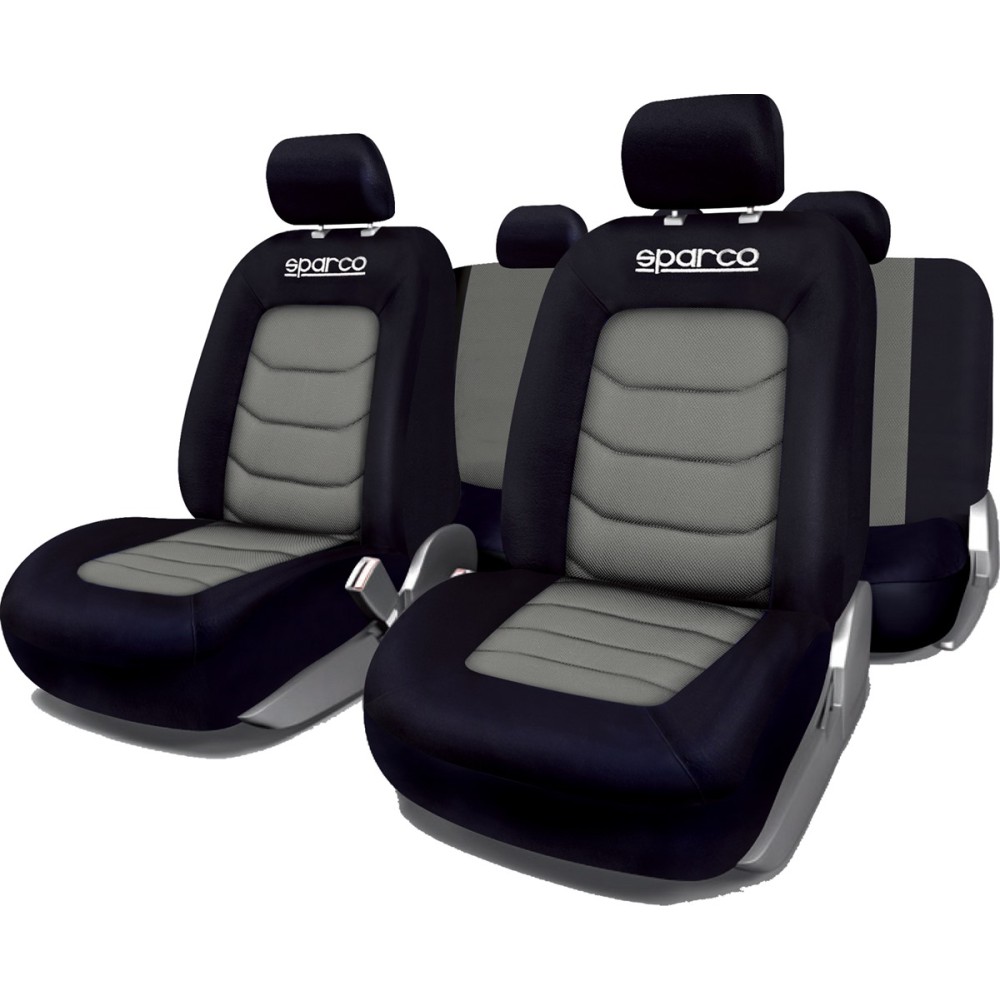 Σετ Καλύμματα SPARCO SPC1019 (Μαύρο - Γκρι)