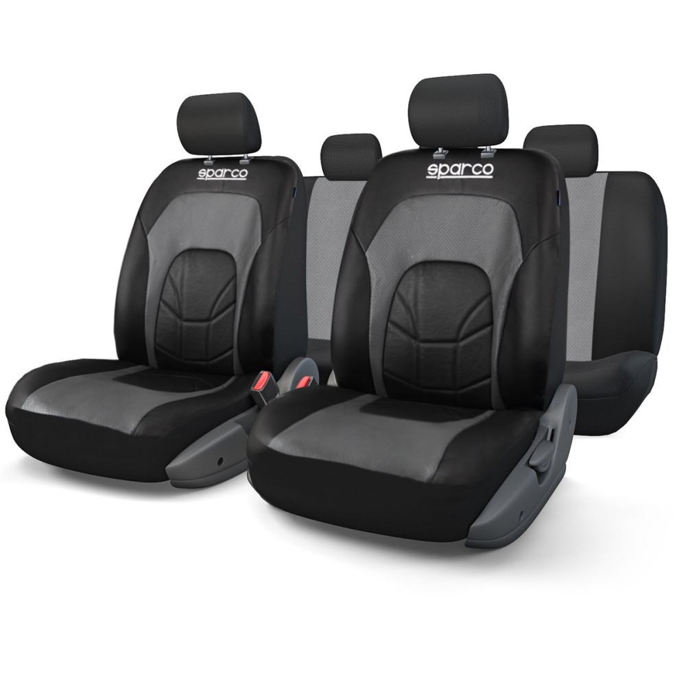 Σετ Καλύμματα SPARCO SPC3500 (Μαύρο - Γκρι)