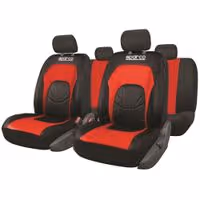 Σετ Καλύμματα SPARCO SPC3500 (Μαύρο - Κόκκινο)