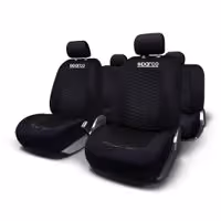 Σετ Καλύμματα SPARCO SPS403 (Μαύρο - Γκρι)