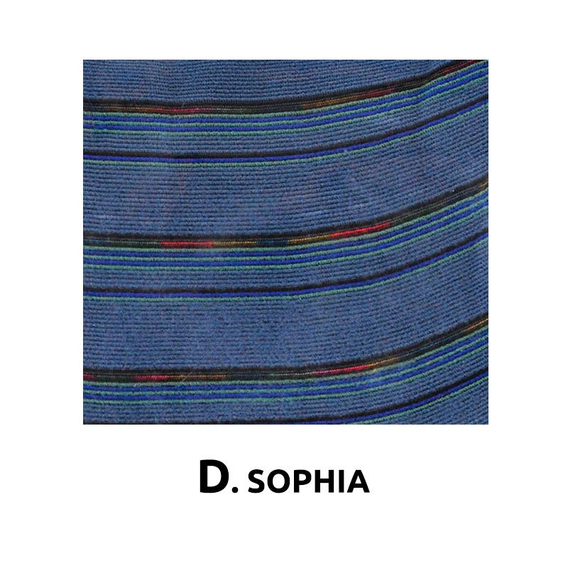 Σετ Καλύμματα Perfect Line SOPHIA Βελούδο (Μπλε / Μεγάλο Μέγεθος)