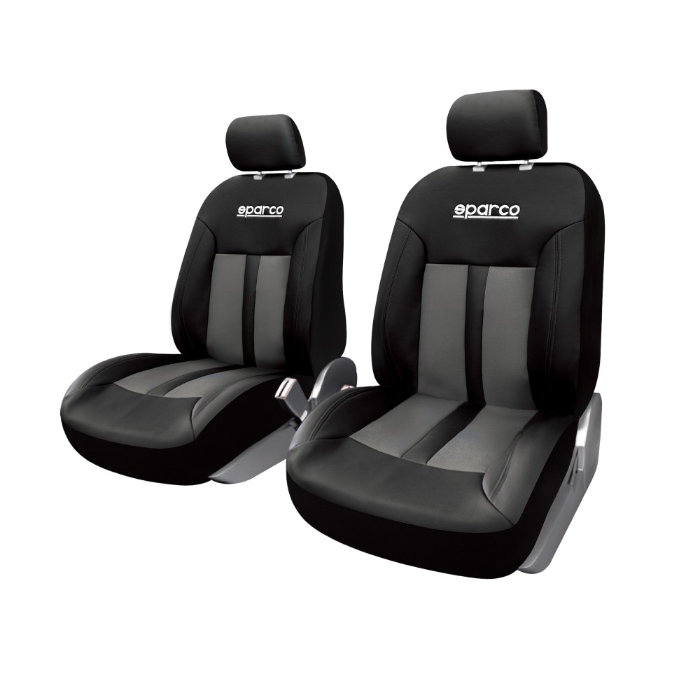 Σετ Μπροστινά Καλύμματα SPARCO SPC1018 (Μαύρο - Γκρι)