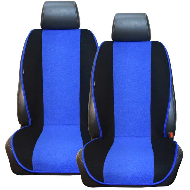 Σετ Πλατοκαθίσματα FORCE Πετσέτα (Μπλε - Μαύρο / 2 τεμάχια)