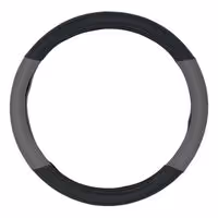 ΚΑΛΥΜΜΑ ΤΙΜΟΝΙΟΥ DOUBLE C 38cm - ΜΑΥΡΟ/ΓΚΡΙ