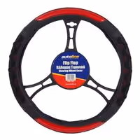 ΚΑΛΥΜΜΑ ΤΙΜΟΝIΟΥ FLIP-FLOP - ΜΑΥΡΟ/ΚΟΚΚΙΝΟ