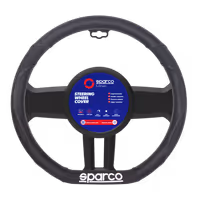 Κάλυμμα Τιμονιού μαύρο D37.5 8.5cm 1τμχ Sparco