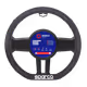 Κάλυμμα Τιμονιού μαύρο D37.5 8.5cm 1τμχ Sparco