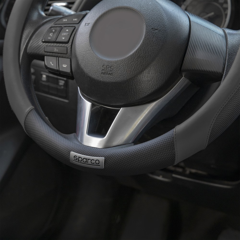 Κάλυμμα Τιμονιού SPARCO Corsa 1113GR (Μαύρο - Γκρι)