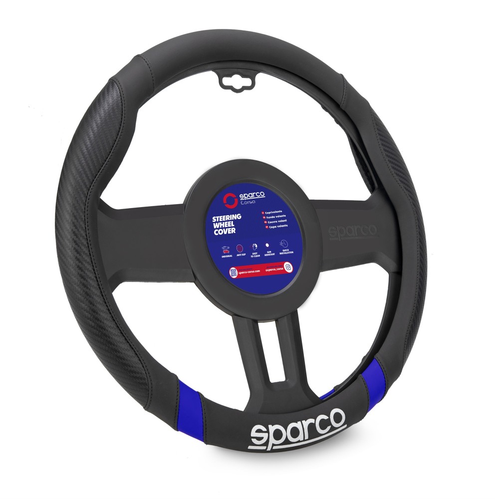 Κάλυμμα Τιμονιού SPARCO (Μπλε)