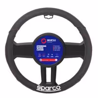 Κάλυμμα Τιμονιού SPARCO SPS112 (Μαύρο / Δέρμα)