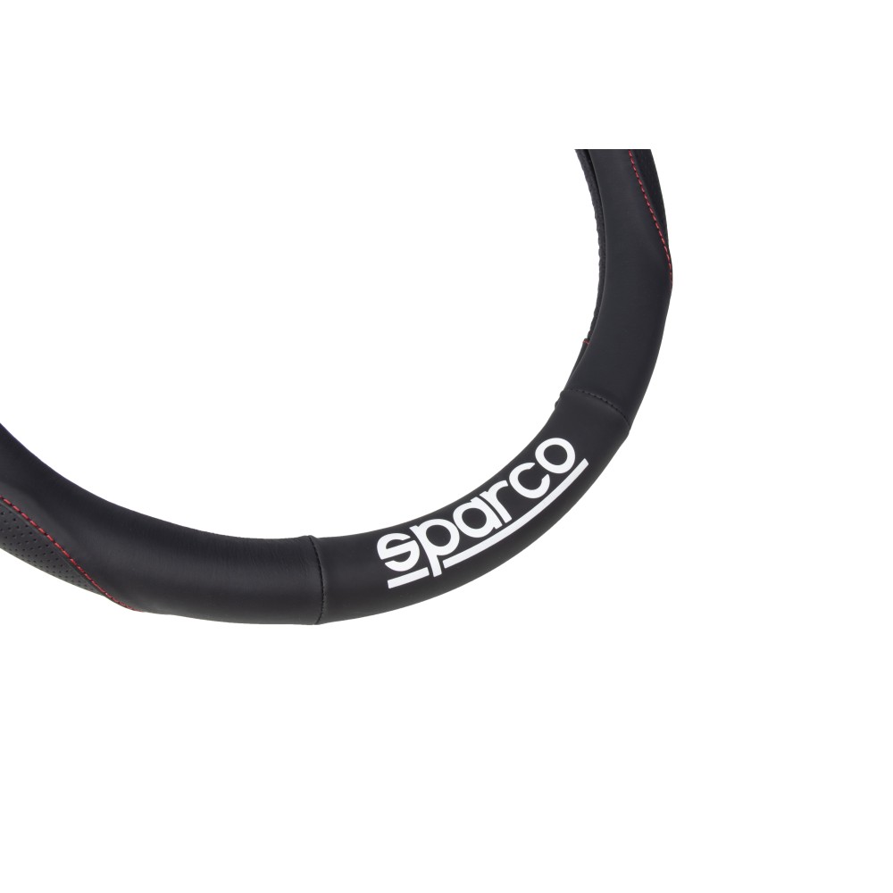 Κάλυμμα Τιμονιού SPARCO SPS112 (Μαύρο / Δέρμα)
