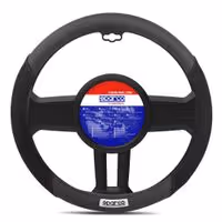 Κάλυμμα Τιμονιού SPARCO Suede Με Κόκκινη Ραφή