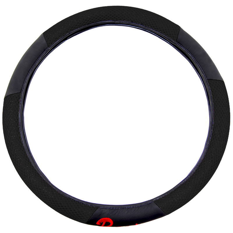 Κάλυμμα Τιμονιού Racing 38cm (Μαύρο)