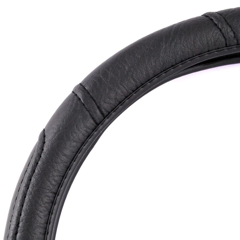 Κάλυμμα Τιμονιού SWC Δερματίνη 36cm (Μαύρο)