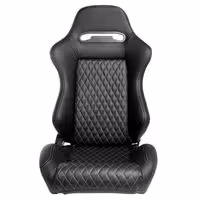 Αγωνιστικό Κάθισμα OEM Luxury Δερματίνη (Μαύρο / Δεξί)