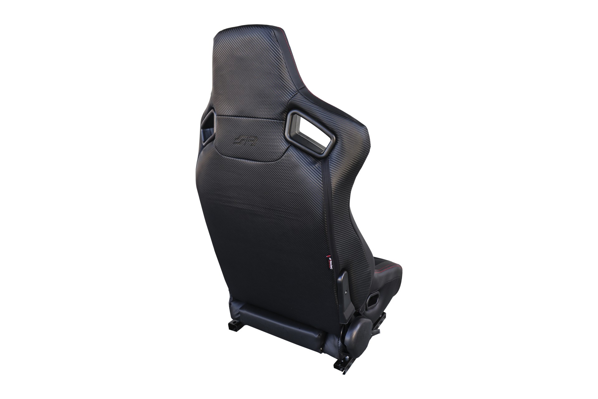 Ανακλινόμενο Κάθισμα Simoni Racing Emerson (Μαύρο - Carbon Με Κόκκινη Ραφή / Δεξί)
