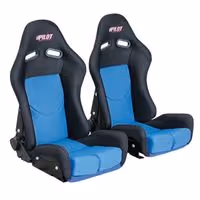 Καθίσματα PILOT RACE-PRO (Μαύρο - Μπλε)