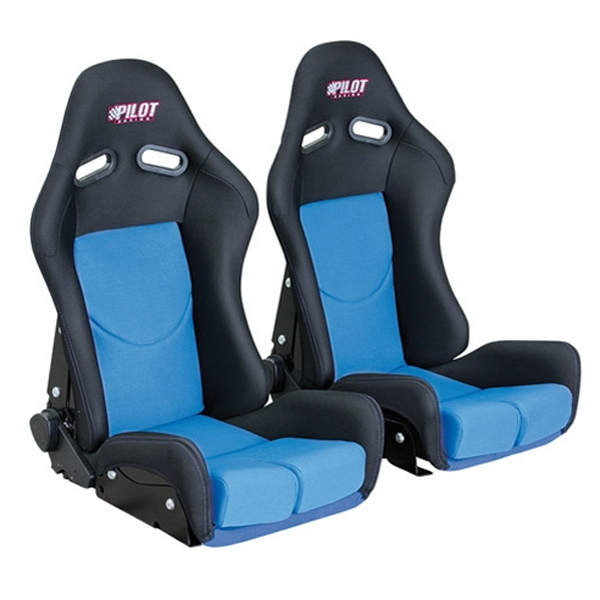 Καθίσματα PILOT RACE-PRO (Μαύρο - Μπλε)