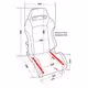 Καθίσματα PILOT SPORT-TOURING (Μαύρο - Γκρι)