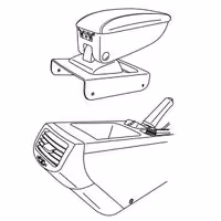 Κονσόλα Χειροφρένου LAMPA Με Βάση Για FIAT STILO 10/2001 - 12/2008