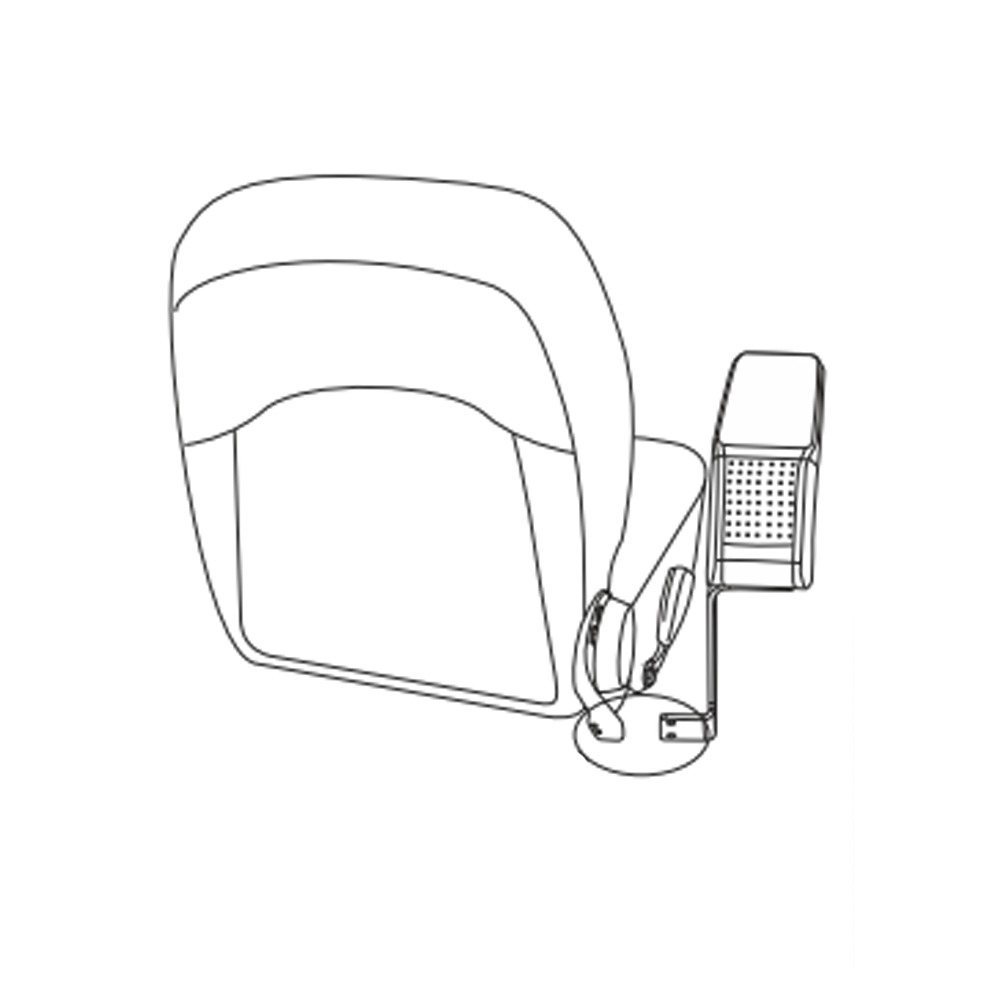 Κονσόλα Χειροφρένου RATI ARMSTER S Για SMART FORTWO 451 2007 - 2014 (Μαύρο / Βιδώνει Στο Κάθισμα)
