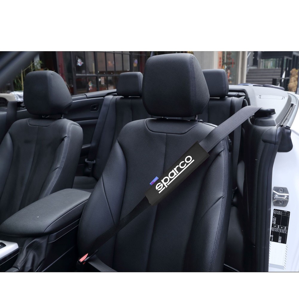 Μαξιλαράκια Ζώνης Ασφαλείας SPARCO Corsa 1204BK (Μαύρο)