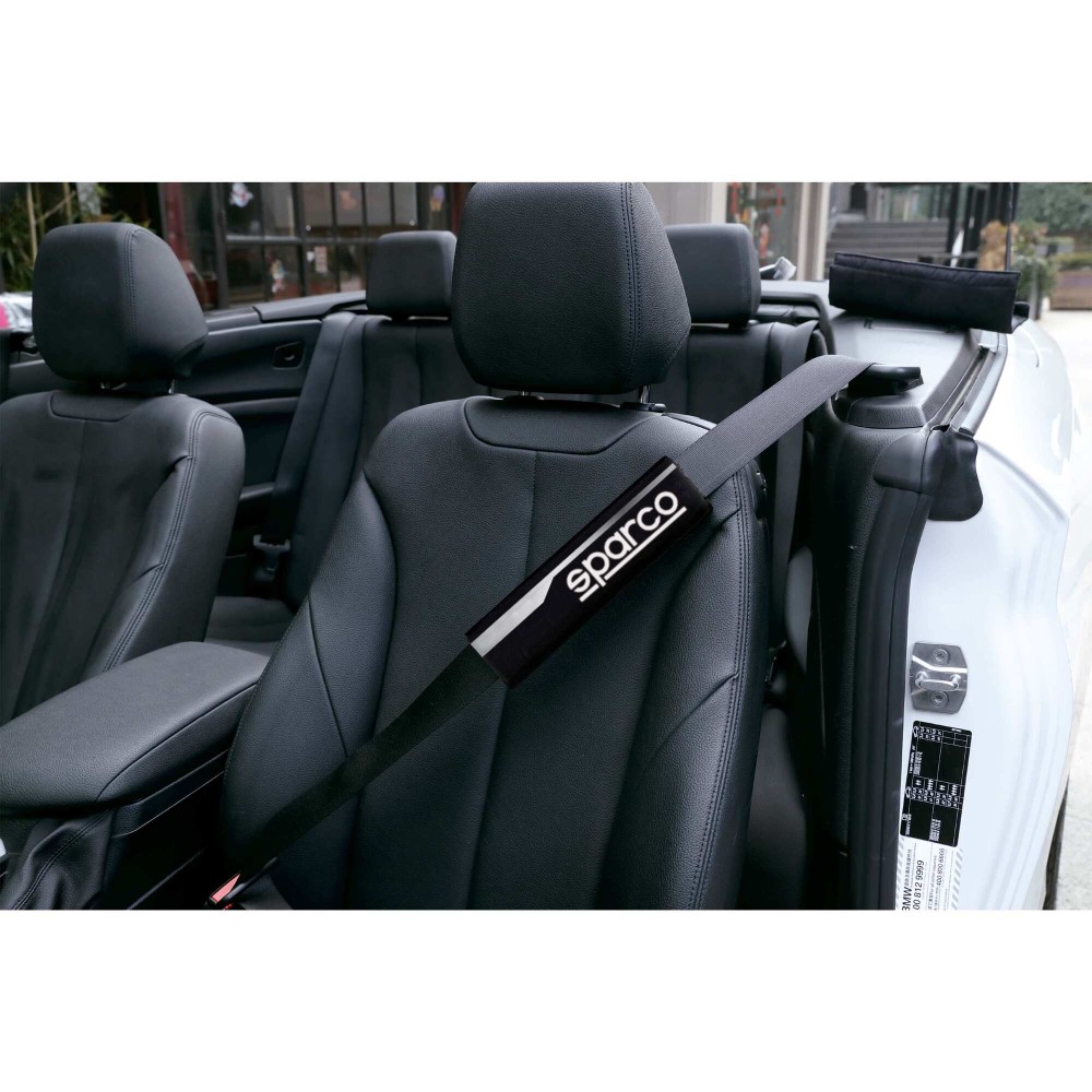 Μαξιλαράκια Ζώνης Ασφαλείας SPARCO Corsa 1207BK (Μαύρο)