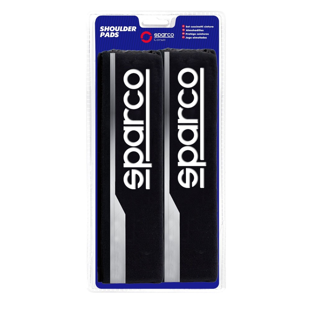 Μαξιλαράκια Ζώνης Ασφαλείας SPARCO Corsa 1207BK (Μαύρο)