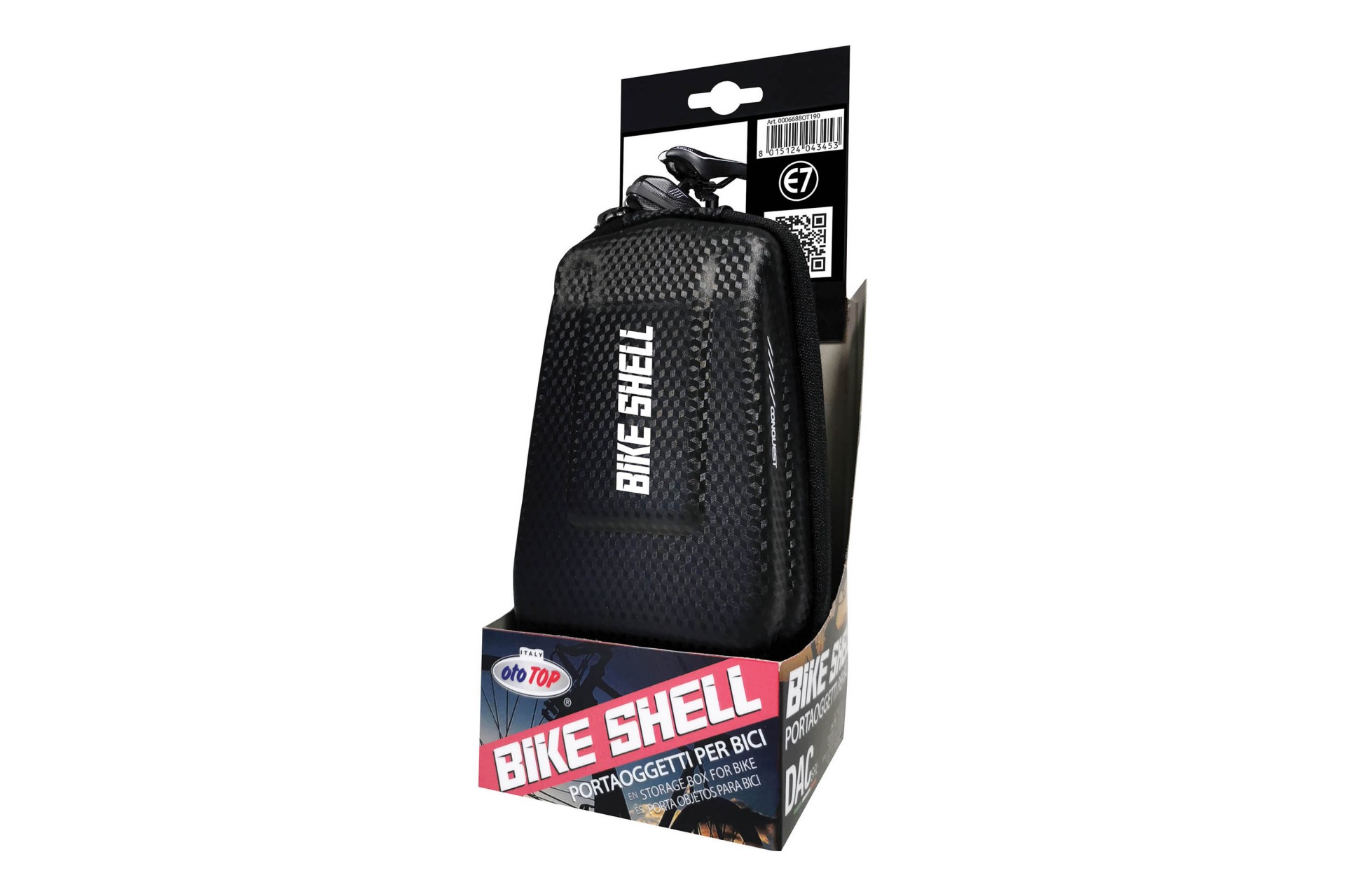 ΤΣΑΝΤΑΚΙ - ΘΗΚΗ ΣΕΛΑΣ ΠΟΔΗΛΑΤΟΥ BIKE SHELL E7 18X8.5X5CM