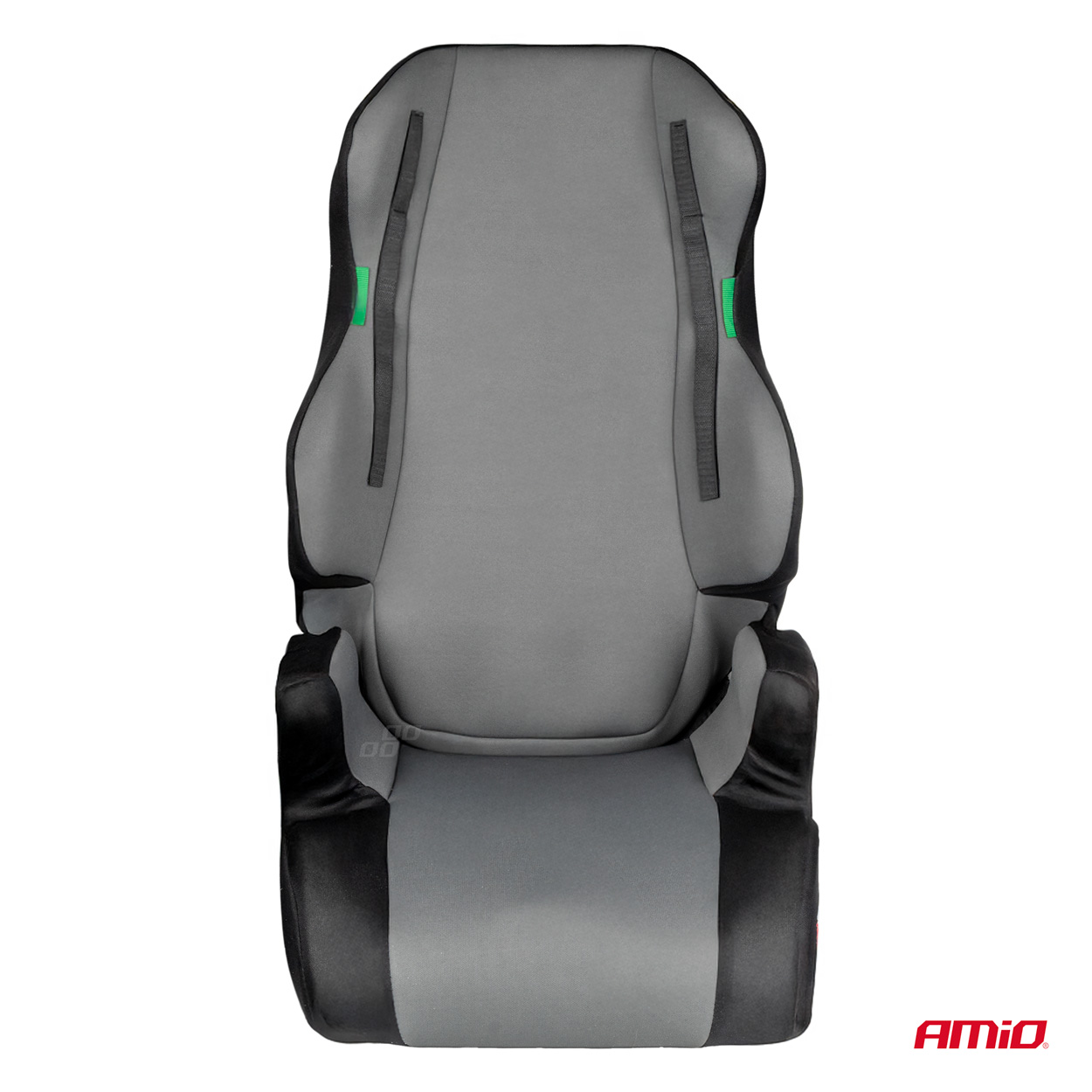 Amio - ΠΑΙΔΙΚΟ ΚΑΘΙΣΜΑ ΑΥΤΟΚΙΝΗΤΟΥ ΜΕ ΠΛΑΤΗ ΚΑΤΑΛΛΗΛΟ ΓΙΑ ΥΨΟΣ 126>150cm UN129/03 ΣΕ ΓΚΡΙ/ΜΑΥΡΟ ΧΡΩΜΑ - 1 Τεμ. (04481/AM)