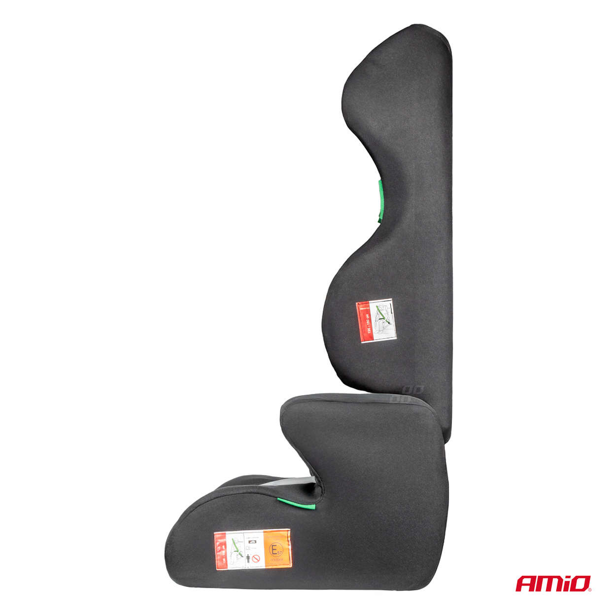 Amio - ΠΑΙΔΙΚΟ ΚΑΘΙΣΜΑ ΑΥΤΟΚΙΝΗΤΟΥ ΜΕ ΠΛΑΤΗ ΚΑΤΑΛΛΗΛΟ ΓΙΑ ΥΨΟΣ 126>150cm UN129/03 ΣΕ ΓΚΡΙ/ΜΑΥΡΟ ΧΡΩΜΑ - 1 Τεμ. (04481/AM)