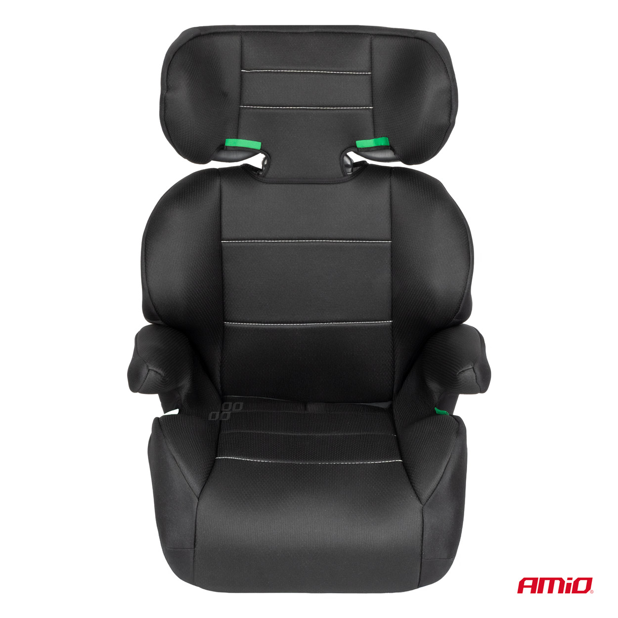 Amio - ΠΑΙΔΙΚΟ ΚΑΘΙΣΜΑ ΑΥΤΟΚΙΝΗΤΟΥ ΜΕ ΠΛΑΤΗ ΚΑΤΑΛΛΗΛΟ ΓΙΑ ΥΨΟΣ 126>150cm UN129/03 ΣΕ ΜΑΥΡΟ ΧΡΩΜΑ - 1 Τεμ. (04479/AM)