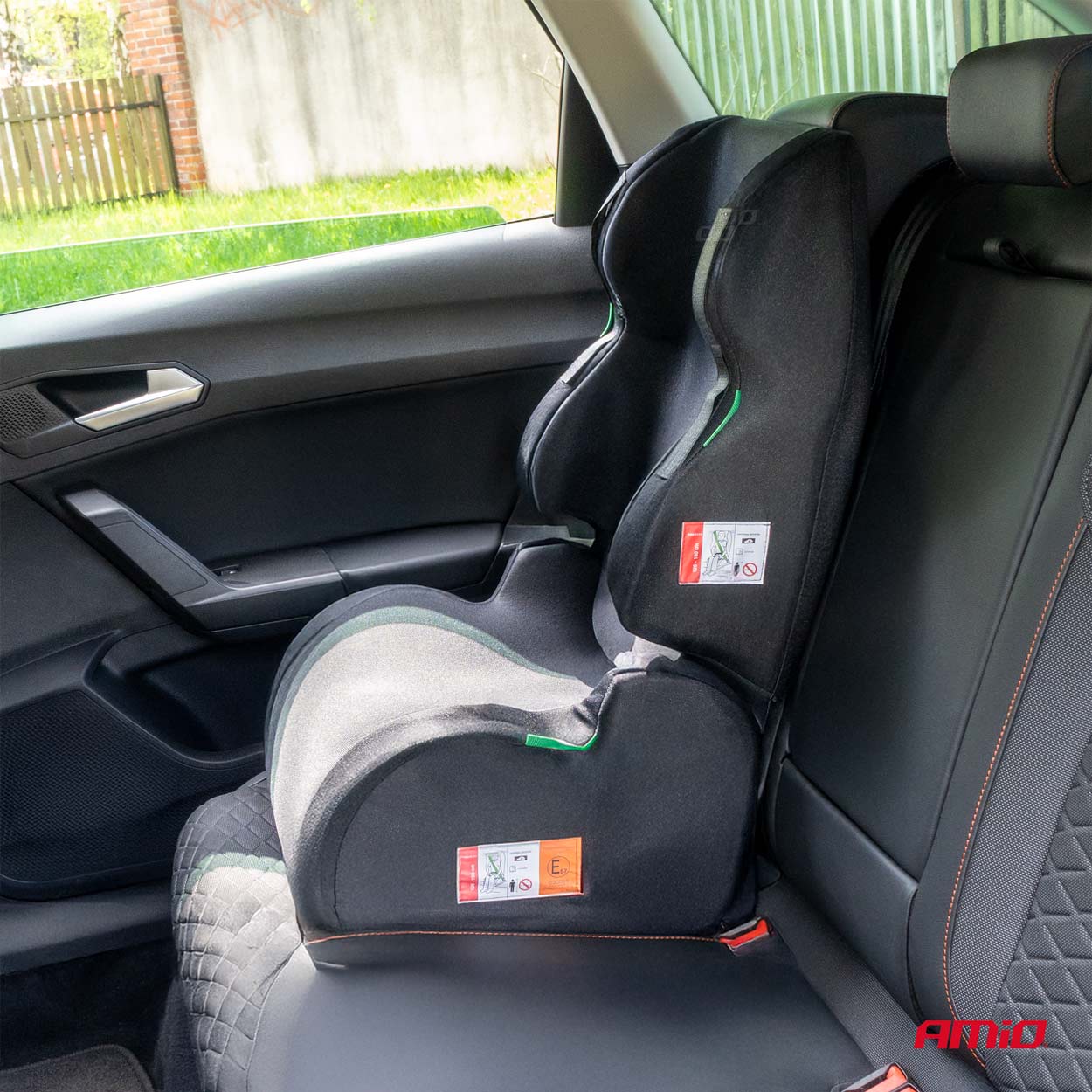 Amio - ΠΑΙΔΙΚΟ ΚΑΘΙΣΜΑ ΑΥΤΟΚΙΝΗΤΟΥ ΜΕ ΠΛΑΤΗ ΚΑΤΑΛΛΗΛΟ ΓΙΑ ΥΨΟΣ 126>150cm UN129/03 ΣΕ ΜΠΛΕ/ΜΑΥΡΟ ΧΡΩΜΑ - 1 τεμ. (04480/AM)