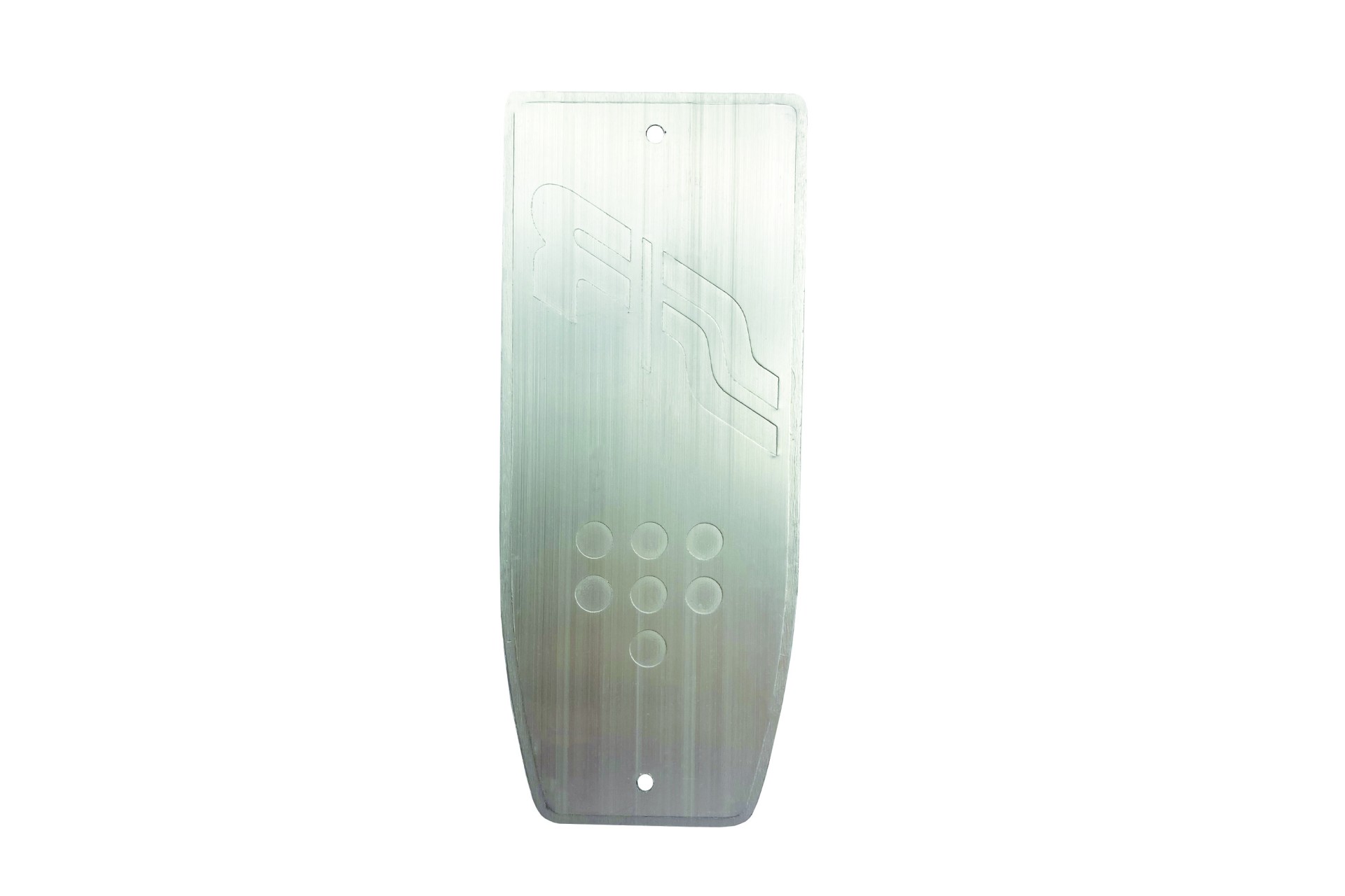 ΤΕΜΠΕΛΗΣ ΠΟΔΙΟΥ ANTI SLIP LOOK ΜΑΥΡΟ ΑΛΟΥΜΙΝΙΟΥ 195x80mm  SIMONI RACING - 1 TEM.
