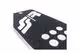 ΤΕΜΠΕΛΗΣ ΠΟΔΙΟΥ ANTI SLIP LOOK ΜΑΥΡΟ ΑΛΟΥΜΙΝΙΟΥ 195x80mm  SIMONI RACING - 1 TEM.