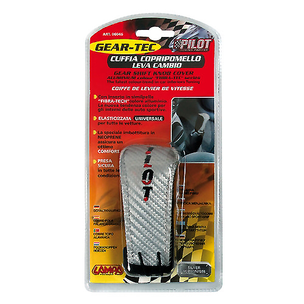 Κάλυμμα Μπουλ Λεβιέ Ταχυτήτων PILOT LAMPA Gear-Tech (Γκρι)