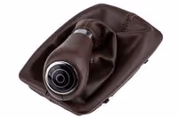 Μαρκέ Πόμολο & Φούσκα Ταχυτήτων NTY Για MERCEDES C-KLAS W204 2007+ (Καφέ)