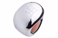 Μαρκέ Πόμολο Ταχυτήτων NTY Με Ένδειξη 6 Ταχυτήτων Για PEUGEOT RCZ 2010+ (Ασημί - Κόκκινο)