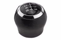 Μαρκέ Πόμολο Ταχυτήτων NTY Βιδωτό Με Ένδειξη 6 Ταχυτήτων Για TOYOTA AURIS / AVENSIS / COROLLA / COROLLA VERSO / RAV4 / YARIS (Μαύρο - Ασημί)